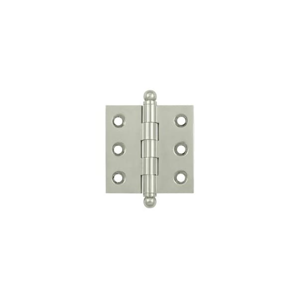 CH2020U14 Ball Tip Cabinet Hinge Polished Nickel, 10PK